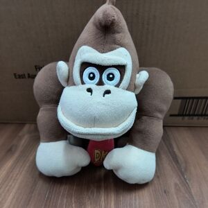 Plush Gorilla Toy - Brown and Cream